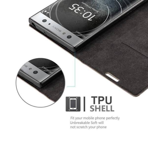 Cadorabo Fodral till Sony Xperia XA2 ULTRA i KAFFEBRUNT