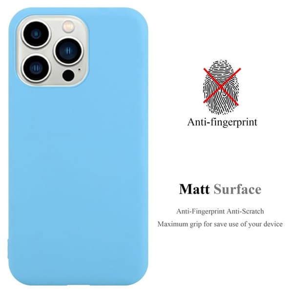 Skyddsfodral för iPhone 14 PRO CANDY BLÅ Stötabsorberande Silikon Blå
