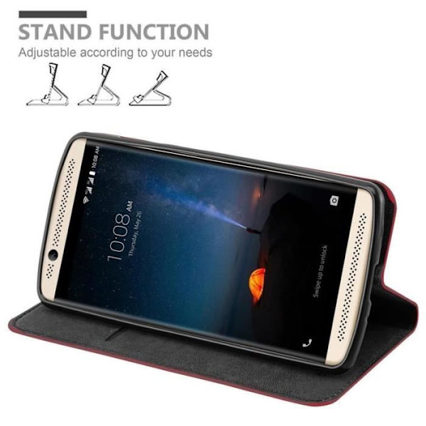 Cadorabo Fodral till ZTE AXON 7 MINI i APPLE RÖD