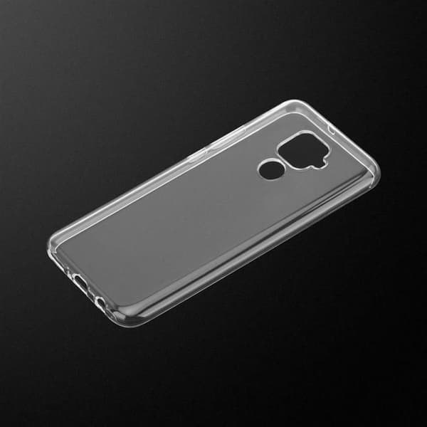 Transparent stötsäker silikonfodral för Huawei MATE 30 LITE Vit