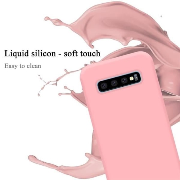Skyddsskal - CADORABO - Samsung Galaxy S10 Plus - Silikon TPU - Tunn design - Optimal skydd Rosa