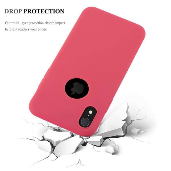iPhone XR Fodral CANDY RÖD Stötskydd Silikon Röd