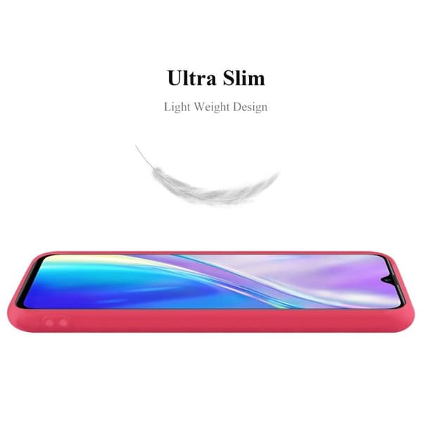 Skyddsfodral för Realme X2 / XT / Oppo K5 CANDY RÖD Stötsäker Silikon Röd