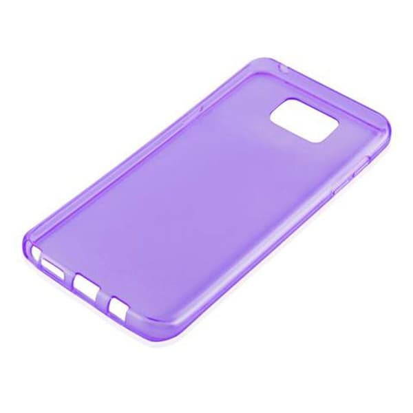 Transparent stötsäker silikonfodral för Samsung Galaxy NOTE 5 Violett