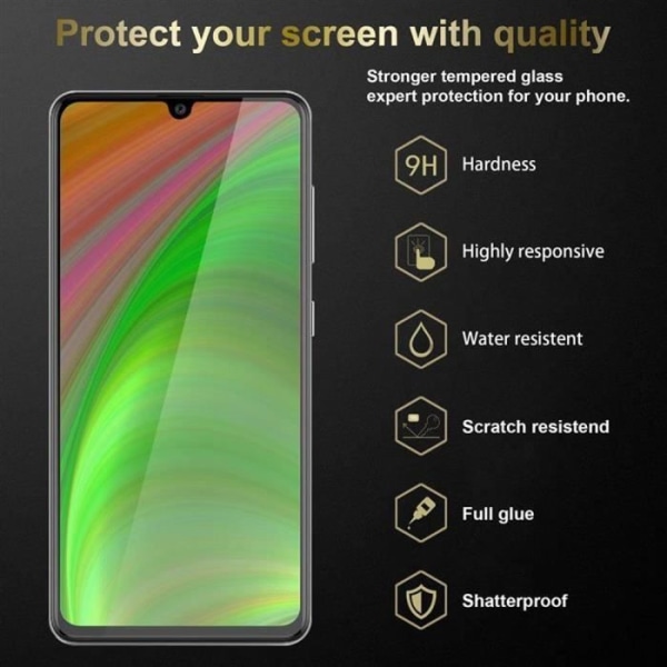 Cadorabo 3x skyddsglas för Samsung Galaxy A41 i HÖGT TRANSPARENT härdat härdat skärmskyddsglas
