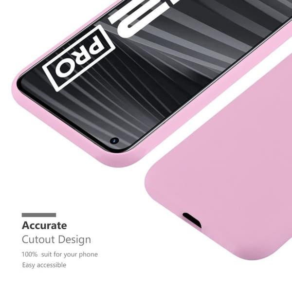 Skyddsskal för Realme GT 2 PRO CANDY ROSE VIF Stötskyddande Silikon Ros