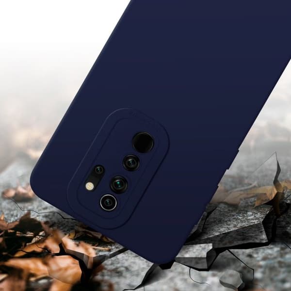 Skyddsfodral för Xiaomi RedMi NOTE 8 PRO i MÖRKBLA FLYTANDE Antichock Blå