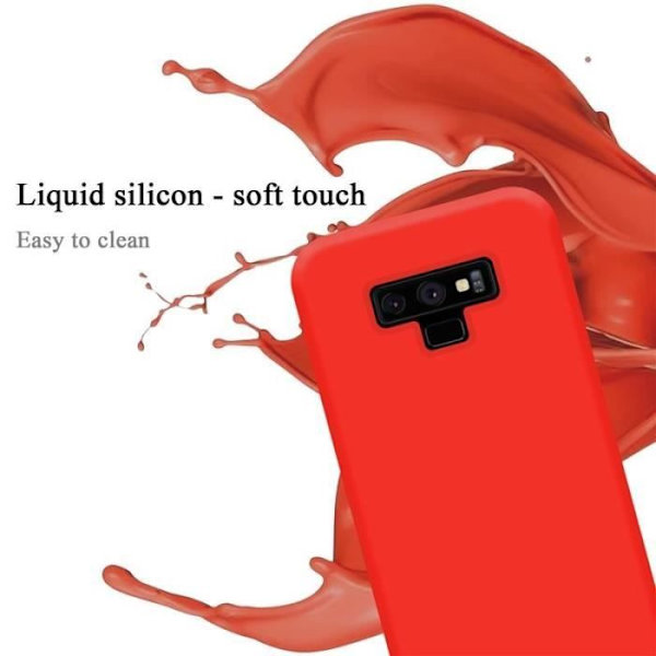 Mobilskal - CADORABO - Samsung Galaxy NOTE 9 - Silikon TPU - Röd - Optimalt skydd Röd