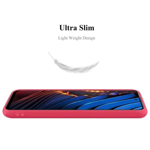 Skyddsskal för Xiaomi POCO X3 GT CANDY RÖD Stötsäker Silikon Röd