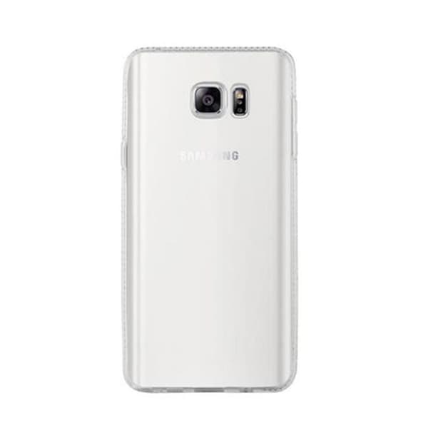 Skal för Samsung Galaxy NOTE 5 i TRANSPARENT-VIT Skydd med Strassdesign Vit