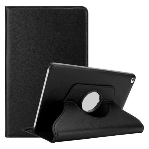 Tabletfodral - Cadorabo - Huawei MediaPad T1 10 - Syntetiskt läder - Ställ - Svart Svart