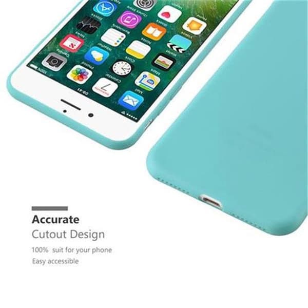 Skal för iPhone 7 PLUS / 7S PLUS / 8 PLUS CANDY BLÅ Stötabsorberande Silikon Blå