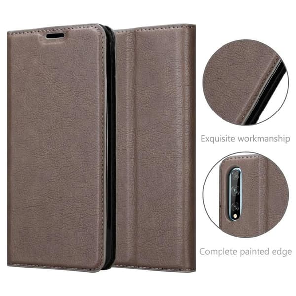 Etui för Huawei P SMART S Fodral i MÖRKBROWN brun