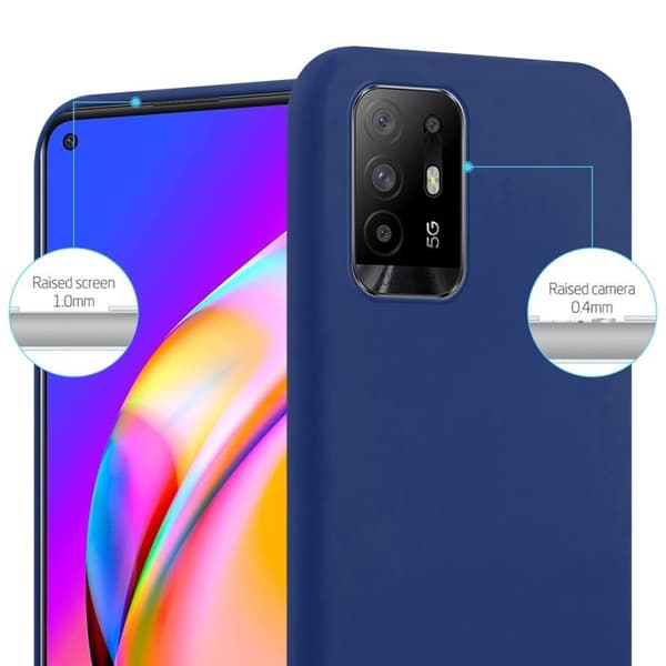 Skyddsfodral för Oppo A94 5G CANDY MÖRKBLEU Stötabsorberande Silikon Blå