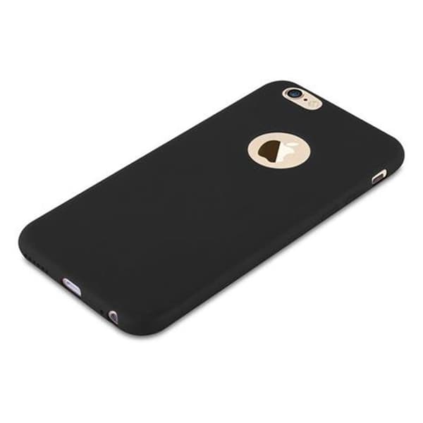 Skal för iPhone 6 / 6S CANDY SVART Stötsäker Silikon Svart