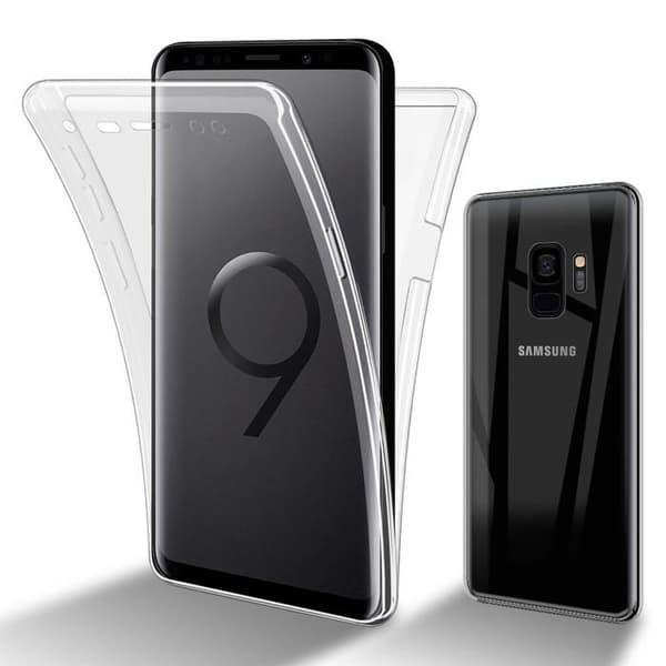 Transparent skydd för Samsung Galaxy S9 Vit