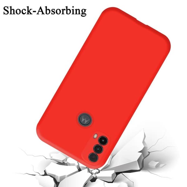 Skyddsskal för Motorola MOTO E20 / E30 / E40 Stötskydd i LIQUID RED Röd