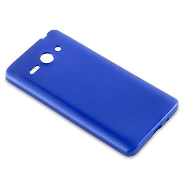 Huawei ASCEND G520 / G525 BLÅT fodral - CADORABO - Borstad - Ultra Slim - Skydd mot stötar Blå