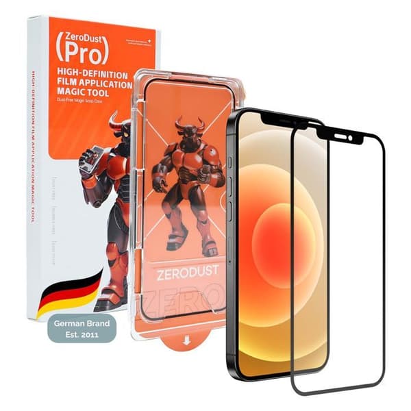 Härdat glas för iPhone 12 MINI Skärmskydd Vit