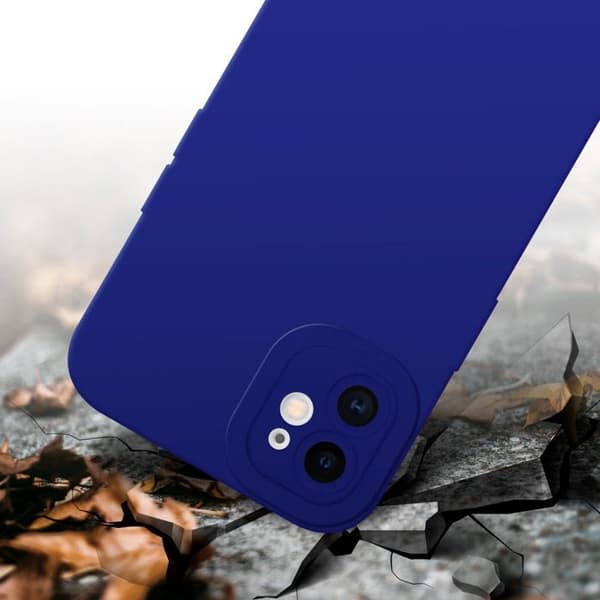 Skyddsfodral för iPhone 12 i FLUID BLÅ Stötsäker Blå
