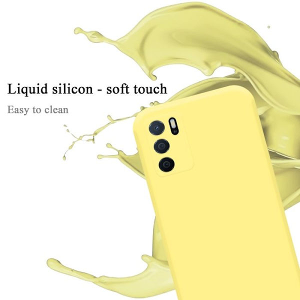 Fodral till Oppo A16s / A54s Fodral i LIQUID YELLOW Fodral Skydd i silikon TPU mobiltelefon Gul