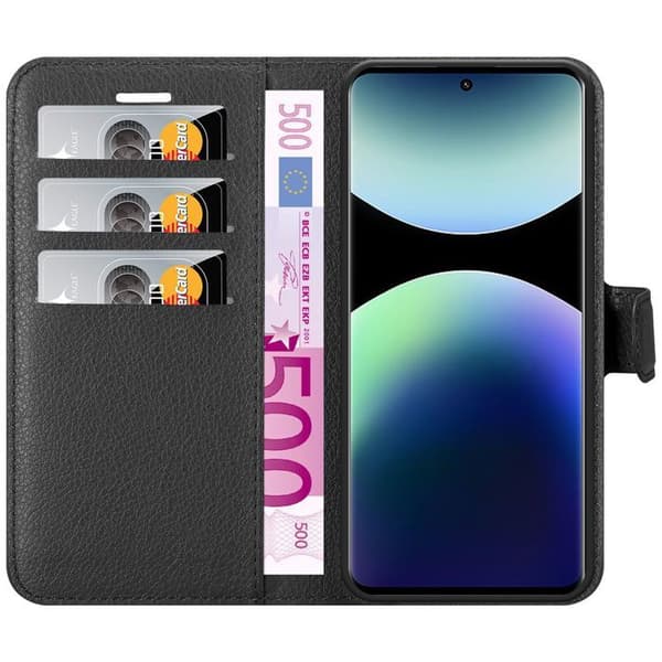 Etui för Xiaomi RedMi Note 14 Pro Plus 5G i JETSVART Svart