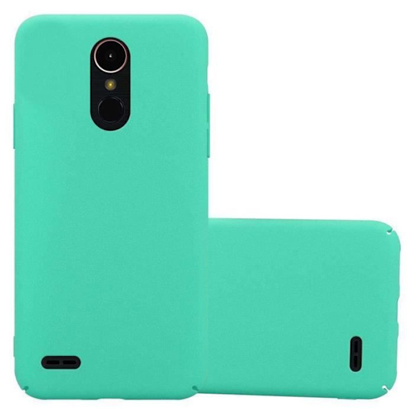 Coque - CADORABO - LG K10 2017 - Skydd mot stötar - Frostad design - Färg Frosty Grön Frostig grön