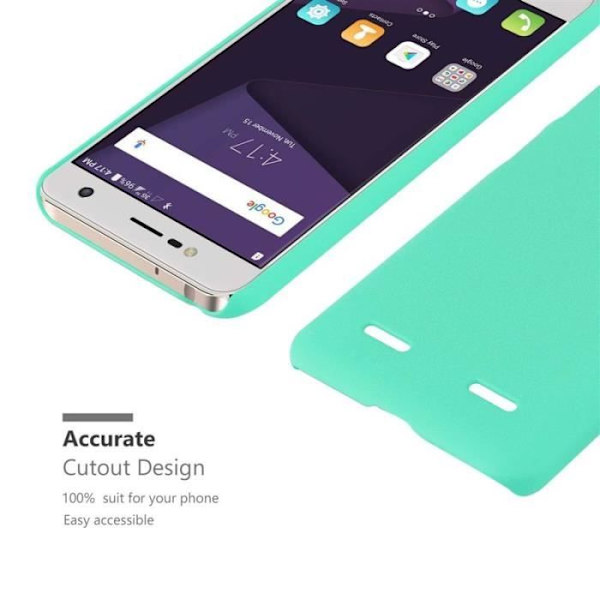 Coque - CADORABO - ZTE Blade V8 MINI - Hård skydd - Matt design - Grön färg Grön