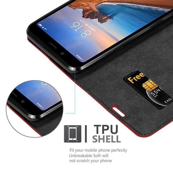 Fodral för Xiaomi RedMi 7A Skal i ÄPPLE RÖD Röd
