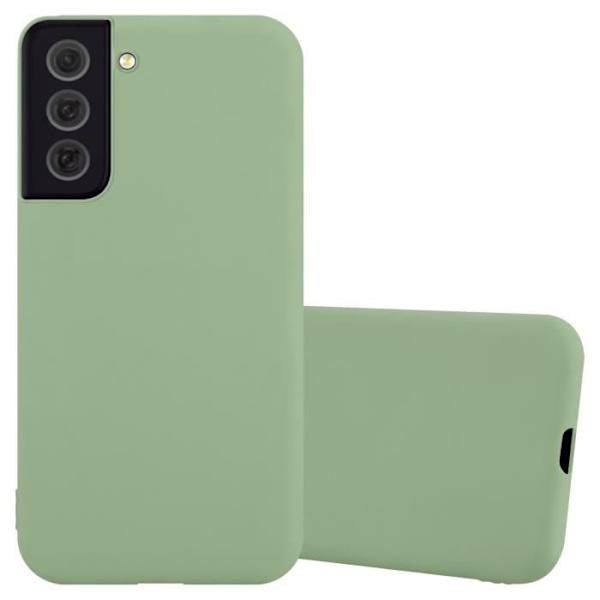 Coque - CADORABO - Samsung Galaxy S22 - Silikon TPU - Grön Pastell - Stöttålig skydd Pastellgrön