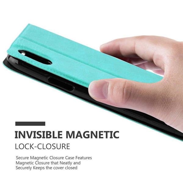 Flip-fodral för iPhone XR Fodral i TURKOS MINT Skydd Blå
