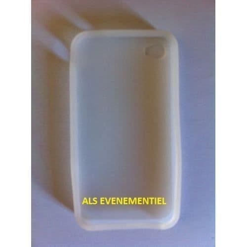 Transparent silikon iPhone 4 fodral Ros