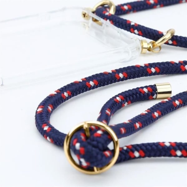 Coque Collier - CADORABO - Huawei P30 PRO - Silikon TPU - Mångsidigt fodral - Stilren design BLÅ RÖD VIT