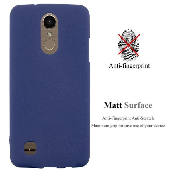 Coque - CADORABO - LG K10 2017 US Version - Skydd i mjukt TPU-silikon - Stötsäker - Elegant Blå