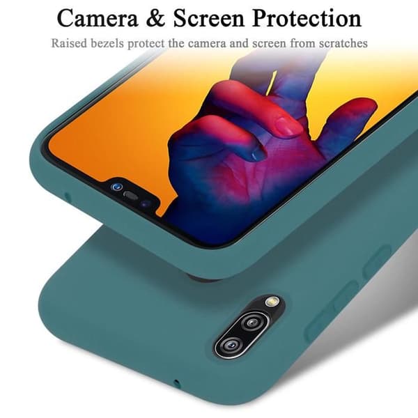 Skyddsfodral för Huawei P20 LITE 2018 / NOVA 3E Stötabsorberande i LIQUID GREEN Grön