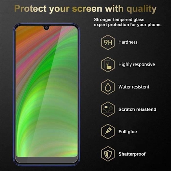 Skyddsglasfilm i härdat glas för Alcatel 3 2019 - CADORABO - Rep-resistant - 0.3 mm