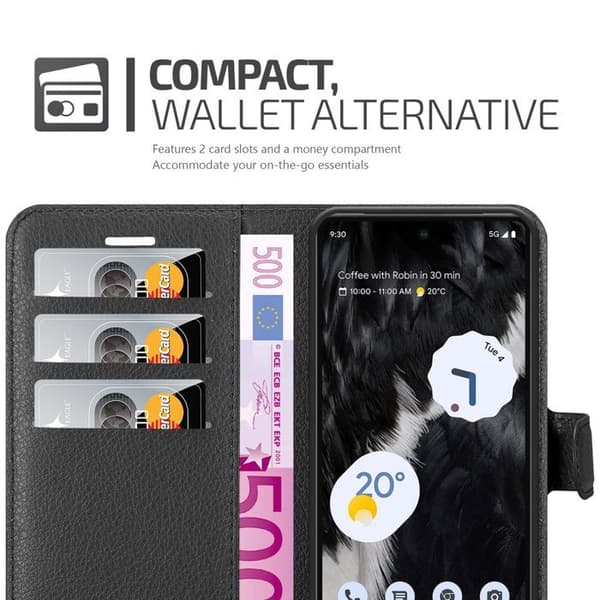 Etui för Google PIXEL 7 i JET BLACK Svart