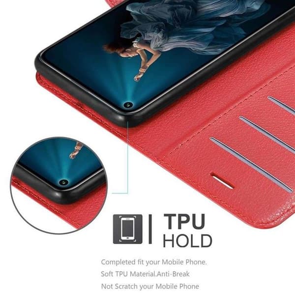 Fodral för Honor 20 PRO i KIRSCHRÖD Röd
