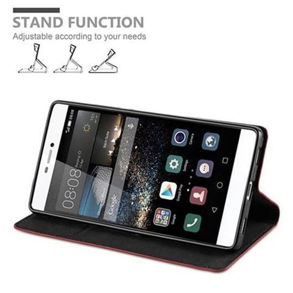 Etui för Huawei P8 Skal i ÄPPLE RÖD Röd