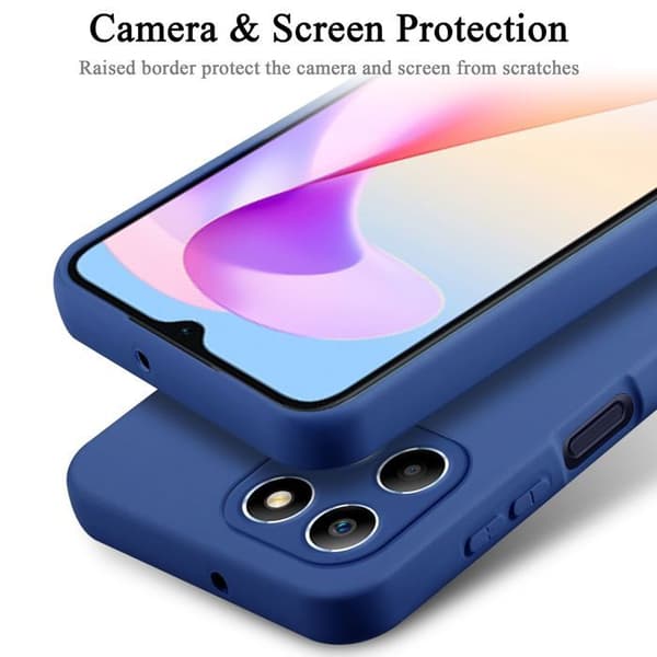 Skyddsfodral för Honor x6a Stötskydd i LIQUID BLUE Blå
