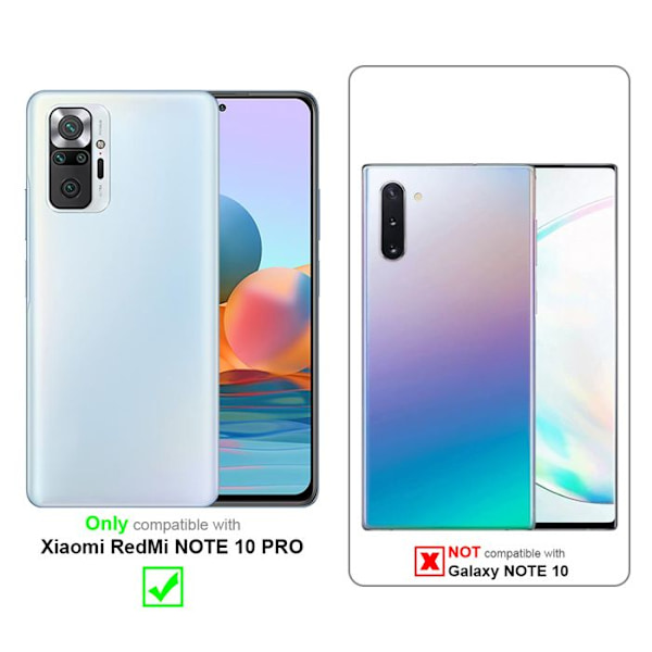 Coque för Xiaomi RedMi NOTE 10 PRO i FLUID VIOLET MAT Fodral Etui Case Cover i silikon TPU flexibel skydd Lila