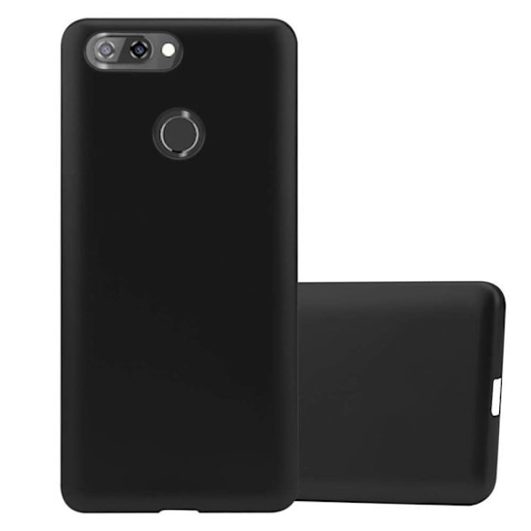 Skydd för ZTE Blade V9 Fodral i METALLISKT SVART Etui Case Cover Skydd Silikon TPU Täck matta Svart