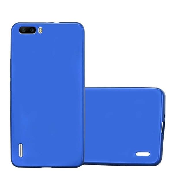 Skyddsfodral för Honor 6 PLUS Skyddsfodral i MATTE METALLBLÅ Design Blå