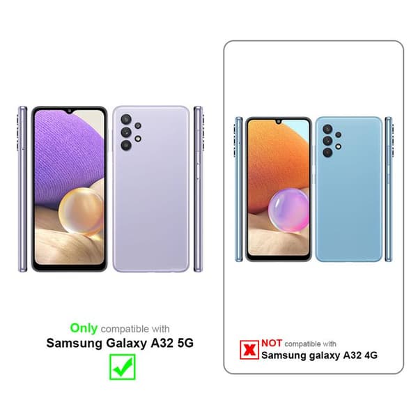 Skyddsfodral för Samsung Galaxy A32 5G CANDY BLÅ Stötsäker Silikon Blå