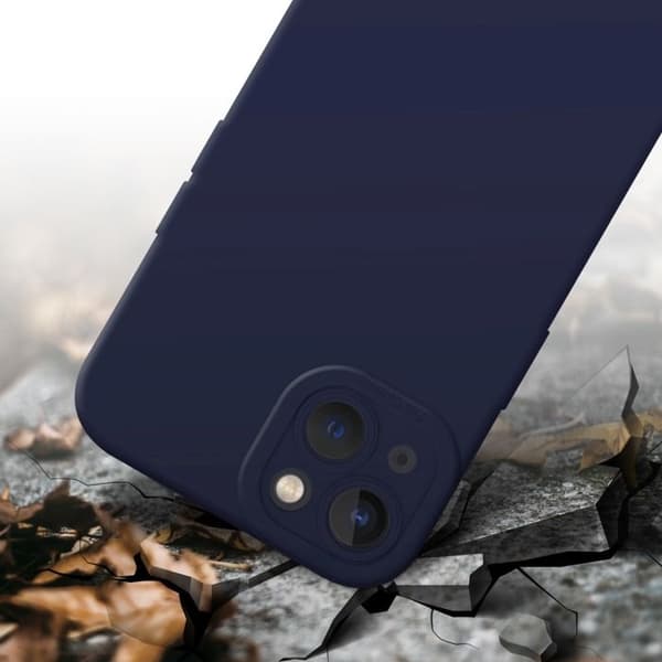Skyddsfodral för iPhone 13 i MÖRKBLA NÄRINGSSKYDD Blå