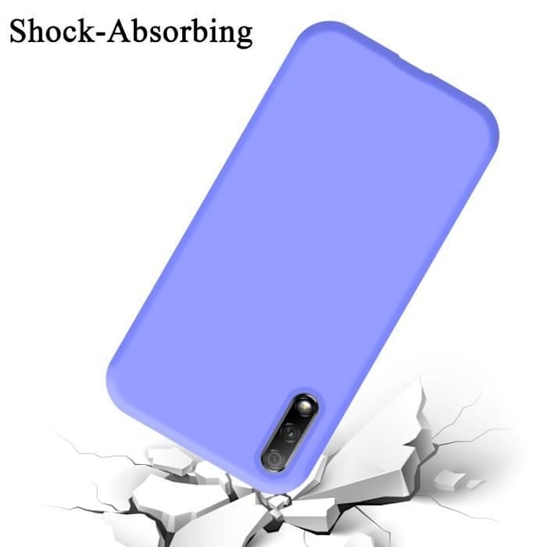 Coque - CADORABO - Huawei Y9S - LÄTT VIOLETT - Silikon TPU - Stöd mot stötar LJUSLILA VÄTSKA