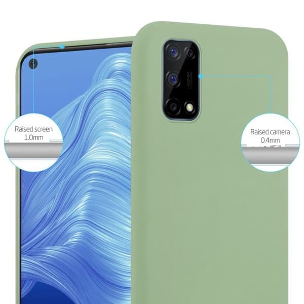Skal för Realme 7 5G CANDY GRÖN PASTELL Stötskydd Silikon Grön
