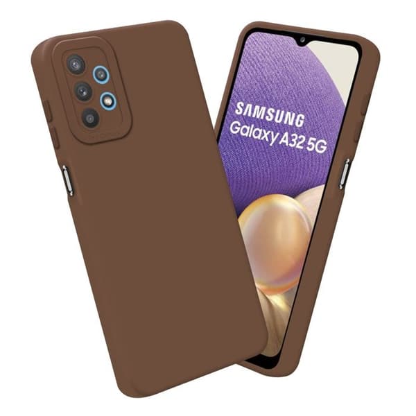 Skyddsfodral för Samsung Galaxy A32 5G i FLUID BRUN Stötsäker brun