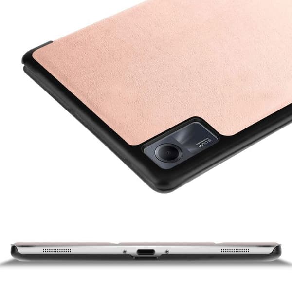 Fodral för Xiaomi Redmi Pad SE Etui i PASTELLGULD SKYDD Hölje Stötskydd Ros