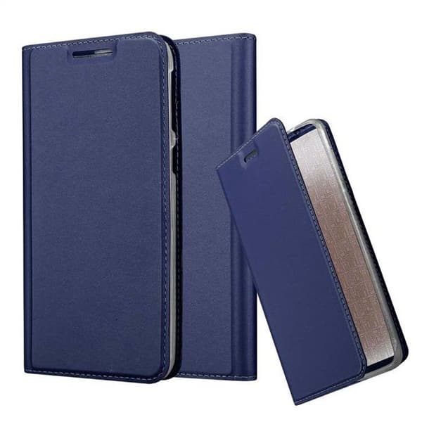 Flipfodral för HTC Desire 820 i MÖRKBLAU CLASSY Plånbok Stötsäker Blå
